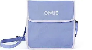 Omie OmieBox Lunch Bag - Washable, Foldable, Durable, WaterResistant Fabric with Interior Pocket and External Bottle Holder.