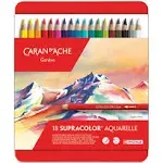 CREATIVE ART MATERIALS Caran D'ache Supracolor Metal Box Set Of 40 (3888.340)