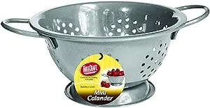 Tablecraft 0.75 quart Mini Colander, Silver