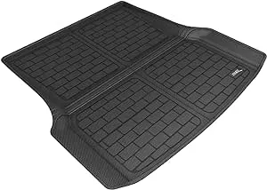 3D MAXpider Custom Fit Kagu Cargo Liner (Black) Compatible with Tesla Model S 2015-2021 - Rear Cargo Liner