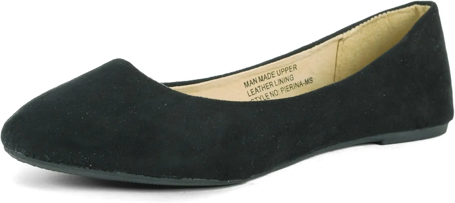 Alpine Swiss Womens Pierina Round Toe Ballet Flats