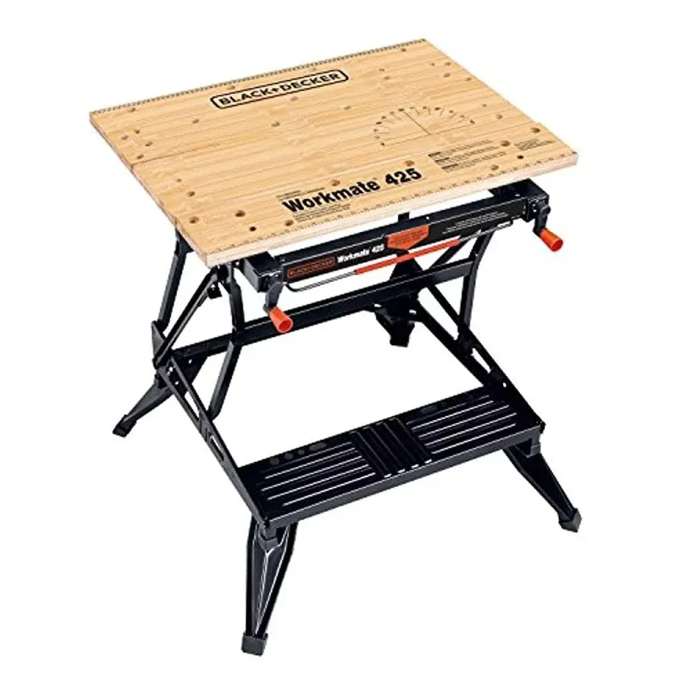 Portable Workbench Folding Workbench 550 lb Capacity with Clamps Woodworking