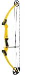 Genesis Original Archery Compound Bow w/ Adjustable Sizing, Left Handed, Yellow