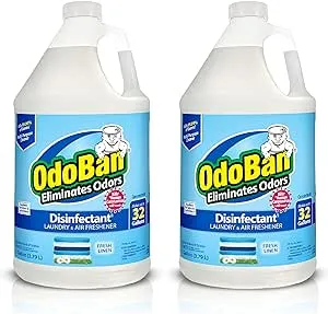 Odoban Disinfectant Concentrate and Odor Eliminator, 2 Gallons, Fresh Linen Scent