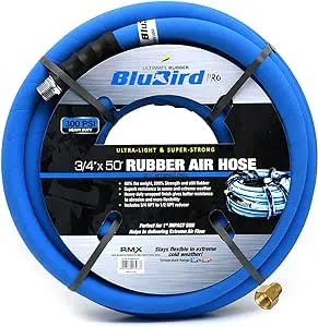 BluBird 3/4" x 50' Rubber Air Hose