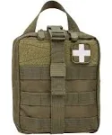 Orca Tactical MOLLE Rip Away EMT First Aid IFAK Pouch Medical Empty OD Green 