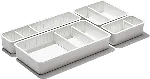 OXO Adjustable Drawer Bin Set