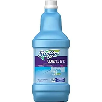 Swiffer, PGC77810CT, WetJet Floor Cleaner, 4 / Carton, Clear