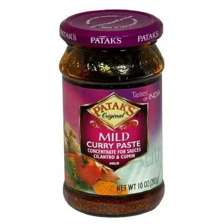 Patak Mild Curry Paste, 10-Ounce Bottle (Pack of 4)