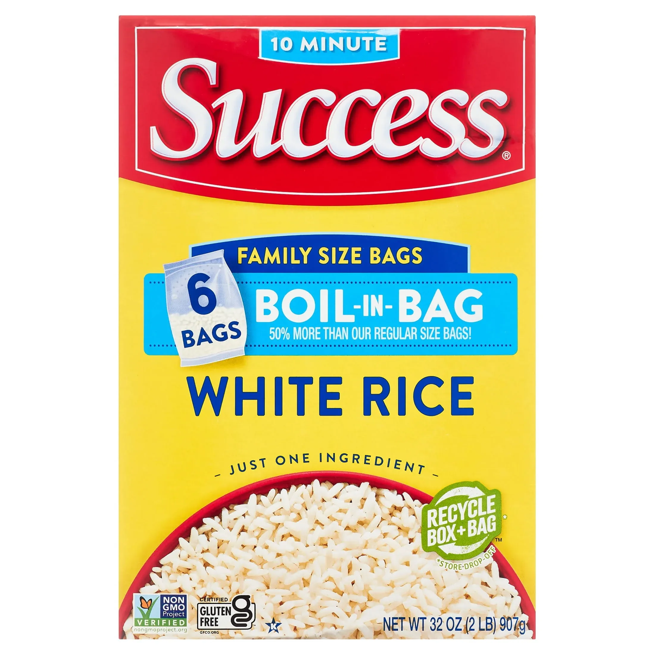 Success Boil-in-Bag White Rice 32 oz