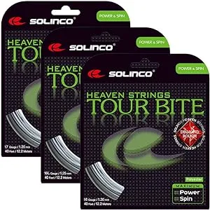 Solinco Tour Bite Diamond Rough Tennis String Silver