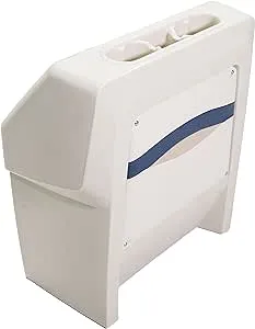 DeckMate® Premium Pontoon Boat Console (Ivory/Blue/Tan)