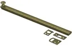 Deltana 12SBCS 12" Solid Brass Surface Bolt, Concealed Screws, HD