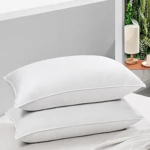 HARBOREST King Size Bed Pillows Set of 2 - Luxury Hotel Collection Down Alternative Pillows for Sleeping, 20 x 36 Inches