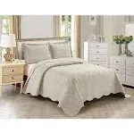 Home Collection Over Size Elegant Embossed Bedspread Set