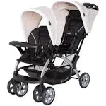 Baby Trend Sit N Stand Travel Double Baby Stroller and Car Seat Combo, Khaki