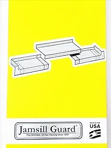 Jamsill 6 9/16 Up to 40" Door Window Pan Flashing