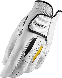 TaylorMade Golf RBZ Leather Glove White/Gray/Yellow