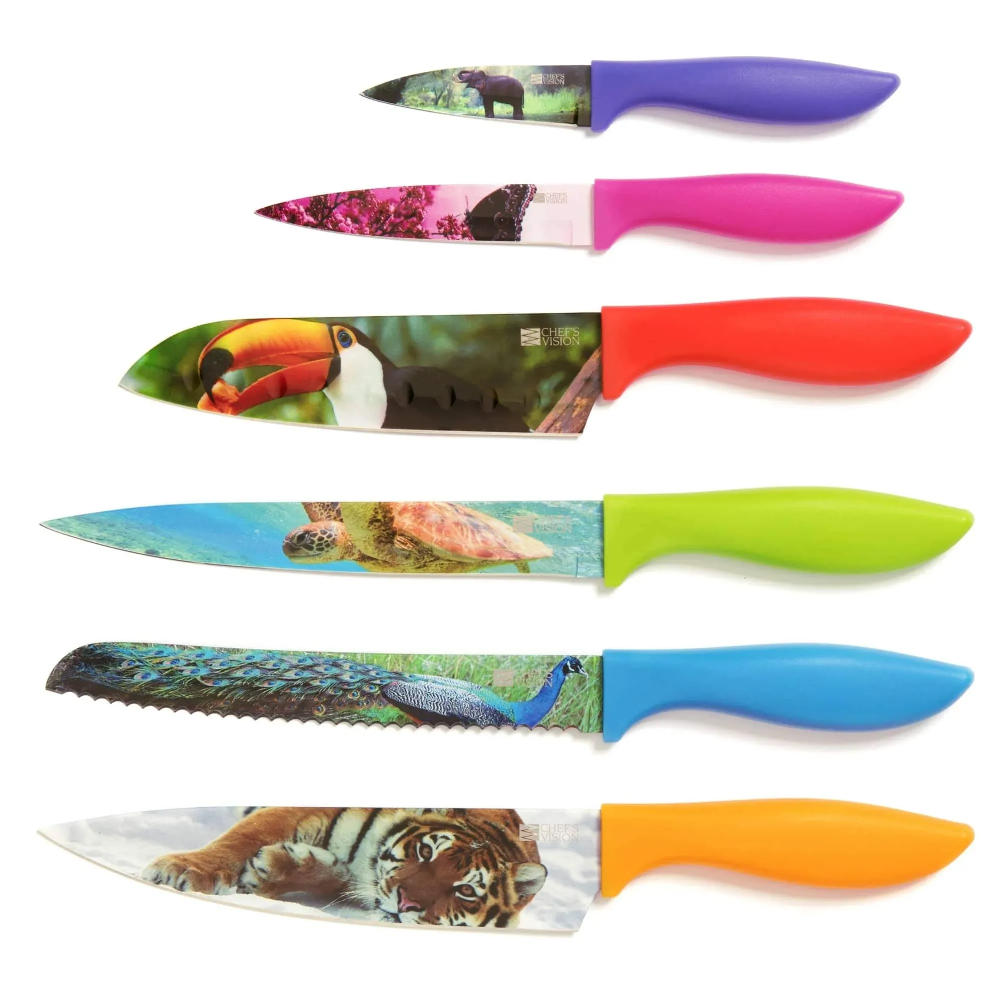 Wildlife Series Six-Piece Knife Set