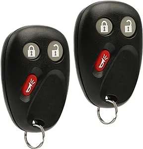 Key Fob Keyless Entry Remote Fits 2003-2006 Chevy Tahoe Suburban Silve