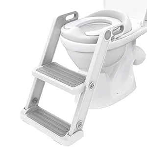 Alayna Potty Toilet Seat with Step Stool Ladder Trainer for Kids