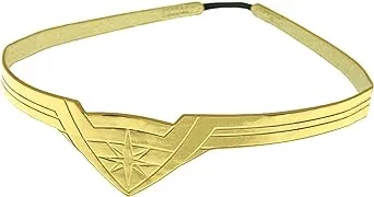 DC Comics Wonder Woman Gold Tiara Movie Superhero Costume Cosplay Stretch Band