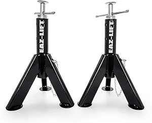 Eaz-Lift Camco Telescopic RV Jack, Set of 2 - Adjusts from 16-inches to 30-inches - Featues a 6,000 lb. Load Capacity (48864)