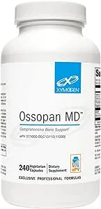 XYMOGEN Ossopan MD - Supports Bone Strength + Bone Health - Calcium Supplement with Microcrystalline Hydroxyapatite, Phosphorus, Vitamin D3 and Magnesium Malate (240 Capsules)