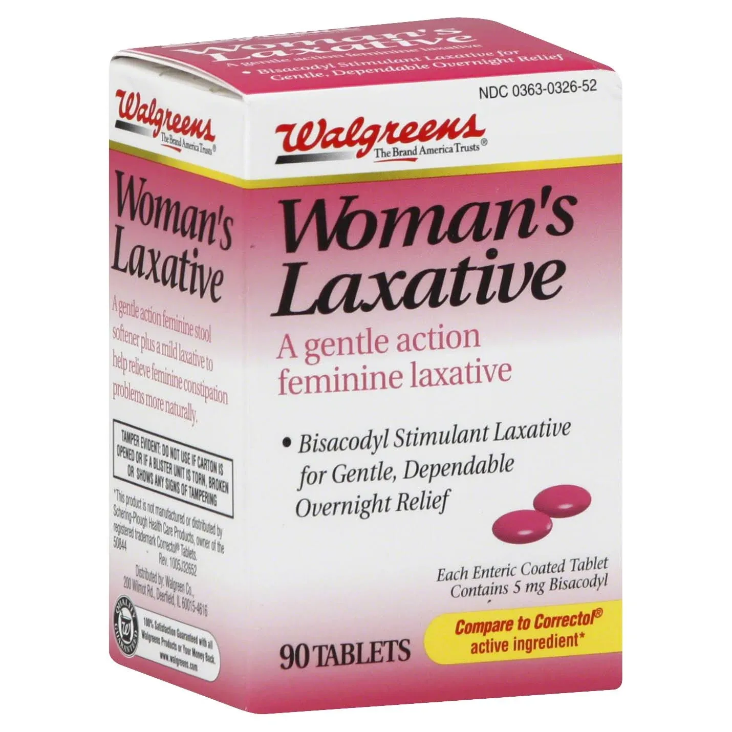 Walgreens Woman's Laxative Tablets