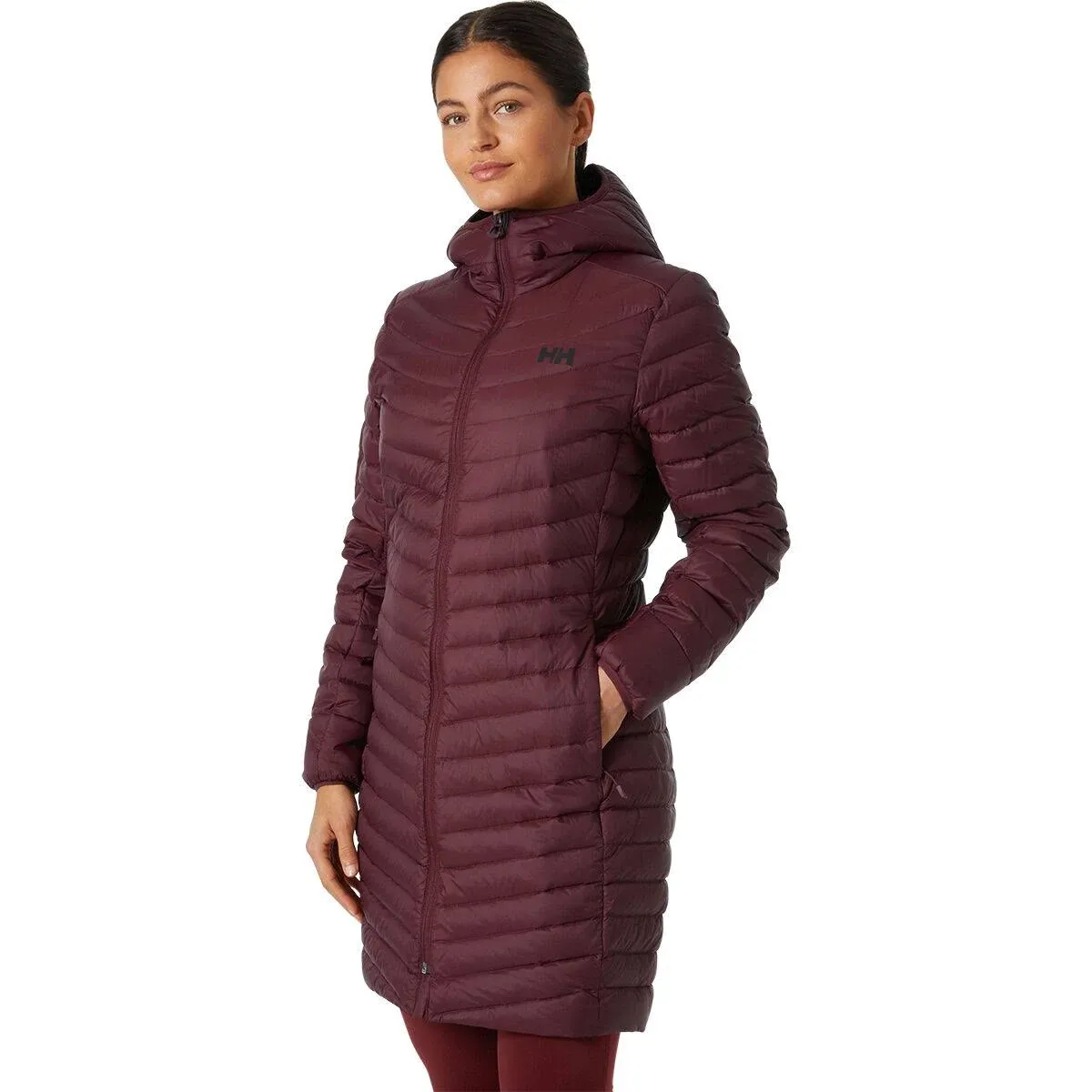 Helly Hansen Verglas Long Down Insulator Jacket - Women's Hickory, S