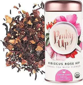 Hibiscus Rosehip Loose Leaf Tea Pouch by Pinky Up