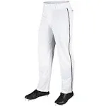 Champro Mvp Open Bottom Piped Pant WHITE | BLACK MD