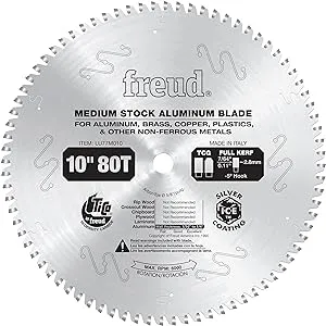 Freud LU77M010: 10" Medium Stock Aluminum Blade