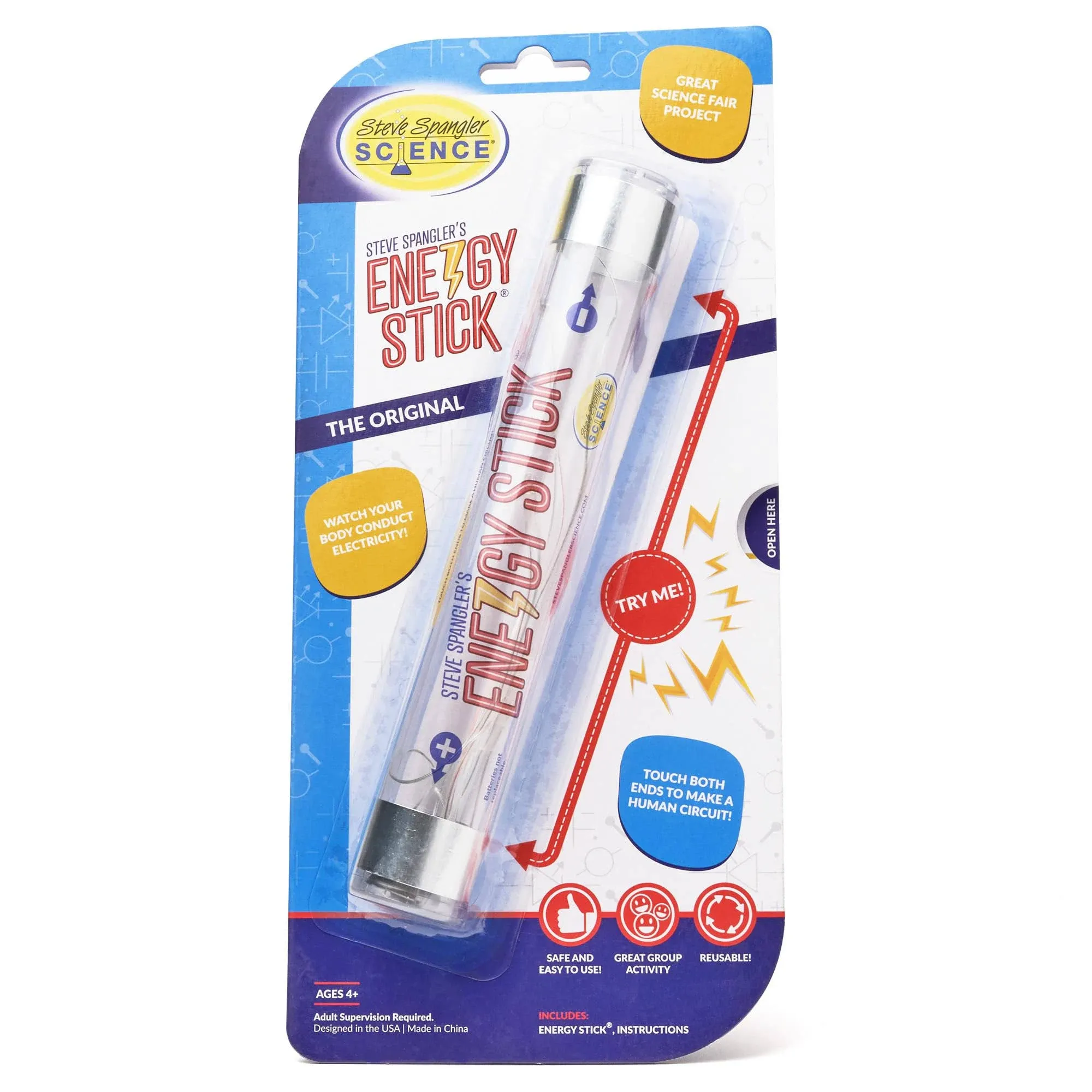 Energy Stick – Fun Science Kits for Kids to Learn about Conductors of Electricit