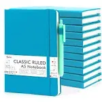 12 Pack Notebooks Journals Bulk, Hardcover Notebook Classic Ruled Journal Set...