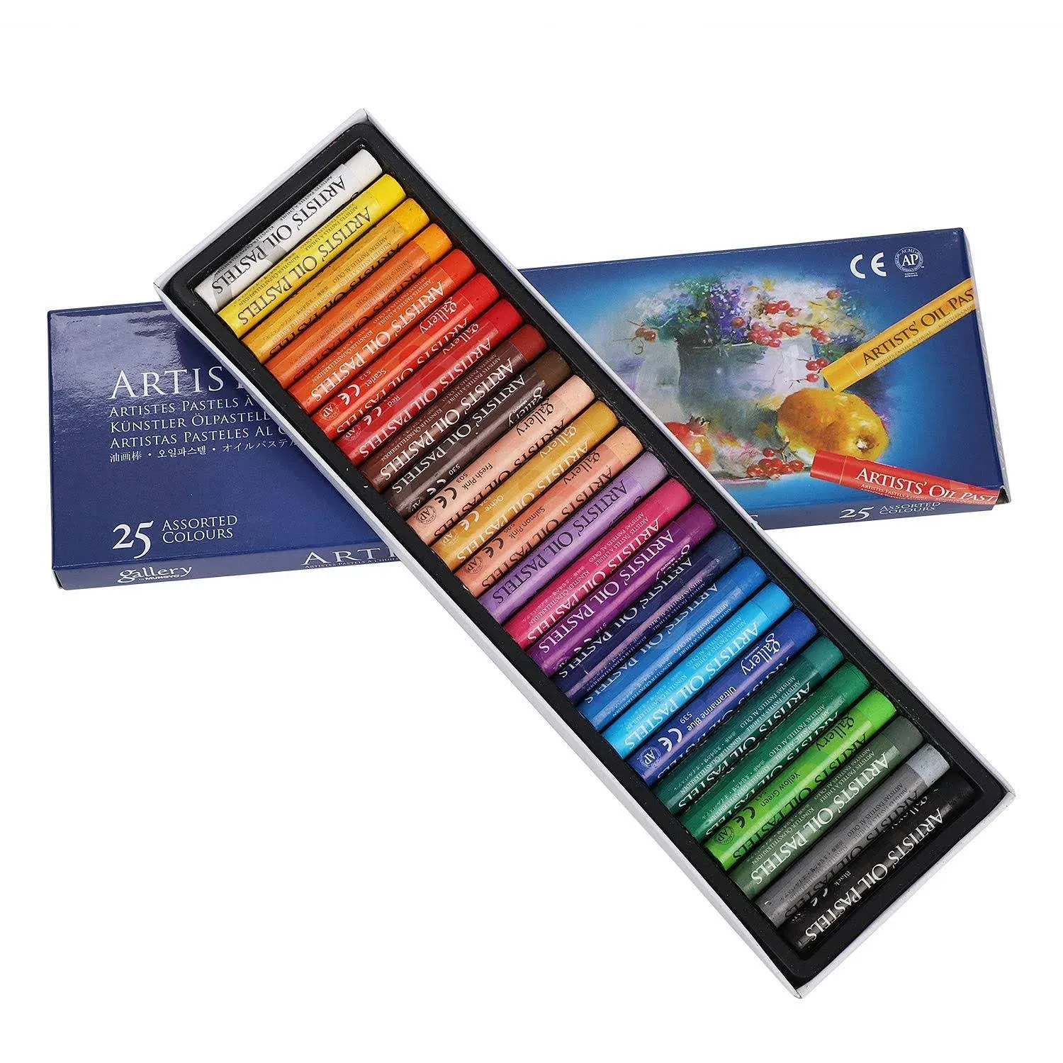 KUPTOOL Oil Pastel Set,Professional Painting Soft Oil Pastels Drawing Graffiti Art Crayons Washable Round Non Toxic Pastel Sticks for Artist,Kids