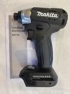 New Makita XDT18ZB 18V 18 Volt LXT 1/4” Brushless Sub-Compact Hex Impact Driver