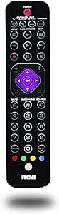 RCA RCRTBL04BE 4-Device Universal Ultra-Slim Remote Control