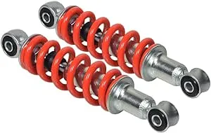 AlveyTech 195 mm Adjustable Shock Absorbers (Set of 2) - Universal Fit For Dirt Bikes & Go-Karts - Supports up to 450 lbs. - 8 Inch Go Kart Shocks