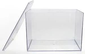 Clear Rigid Plastic Box, 12 1/2" x 8 1/2" x 8 1/2"