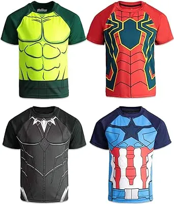 Marvel 4 Pack T-Shirts