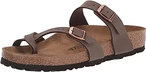 NEW BIRKENSTOCK women&#x27;s mayari birkibuc sandal in mocha