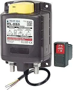 Blue Sea Systems 7713 ML-RBS Remote Battery Switch with Manual Control Auto-Release - 12V