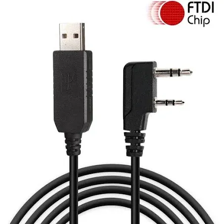 Radioddity PC001 FTDI USB Programming Cable | Kenwood Plug