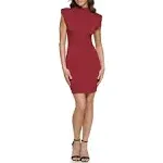 Guess Womens Bandage Mini Sweaterdress Red XL