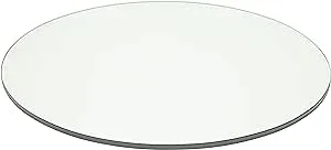 Pro Safe Glass 24&#034; Round Tempered Glass Table Top 1/2&#034; Thick Flat Edge