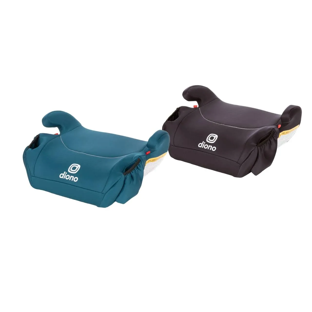 Diono Solana Backless Booster Car Seat (2 Pack) Black Blue Razz Ice