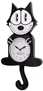 Felix The Cat 3-D Motion Wall Clock