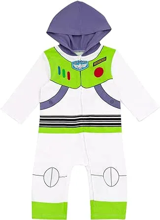 Disney Pixar Toy Story Buzz Lightyear Zip Up Cosplay Coverall Newborn to Toddler