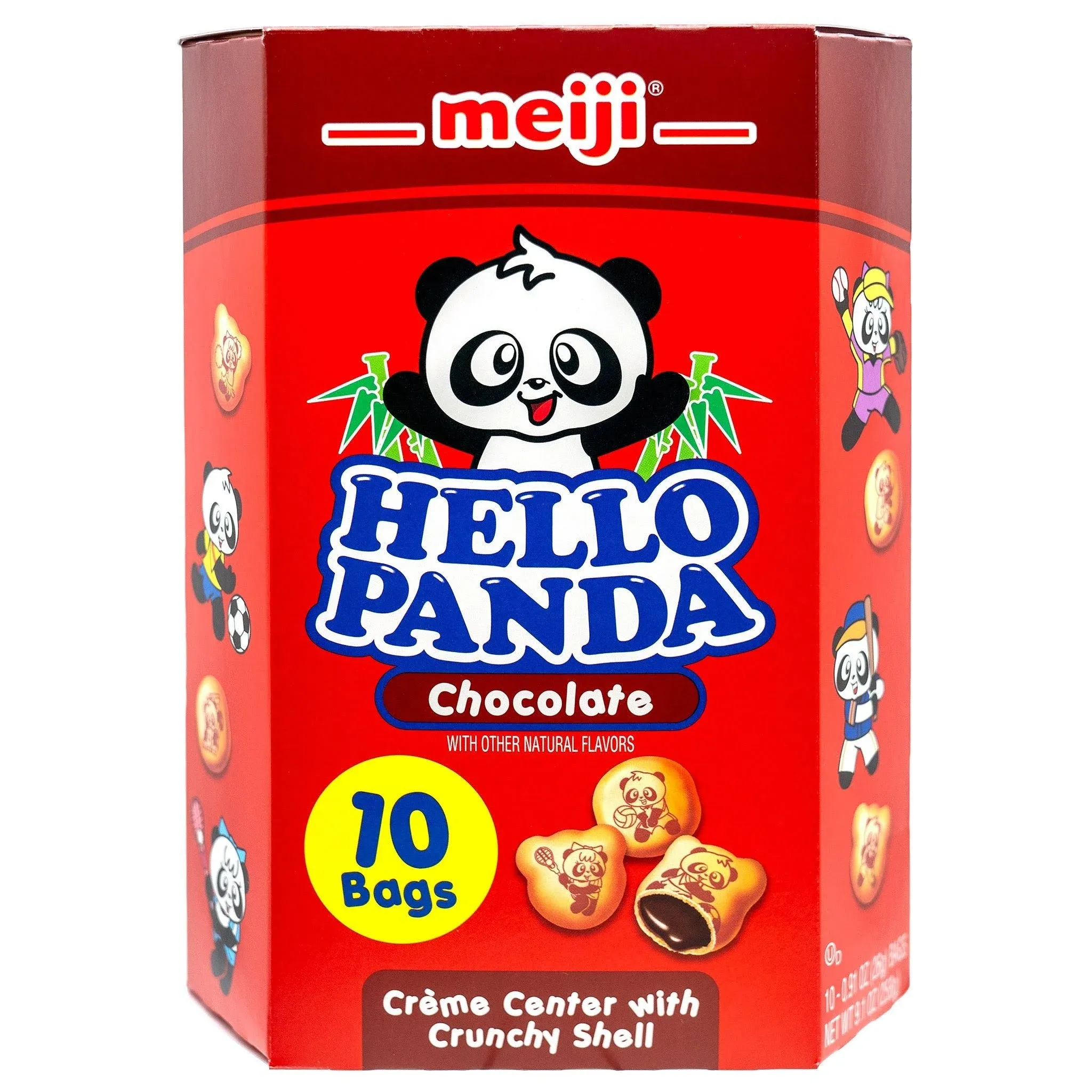 Meiji Hello Panda Chocolate Biscuit, 9.1 Ounce